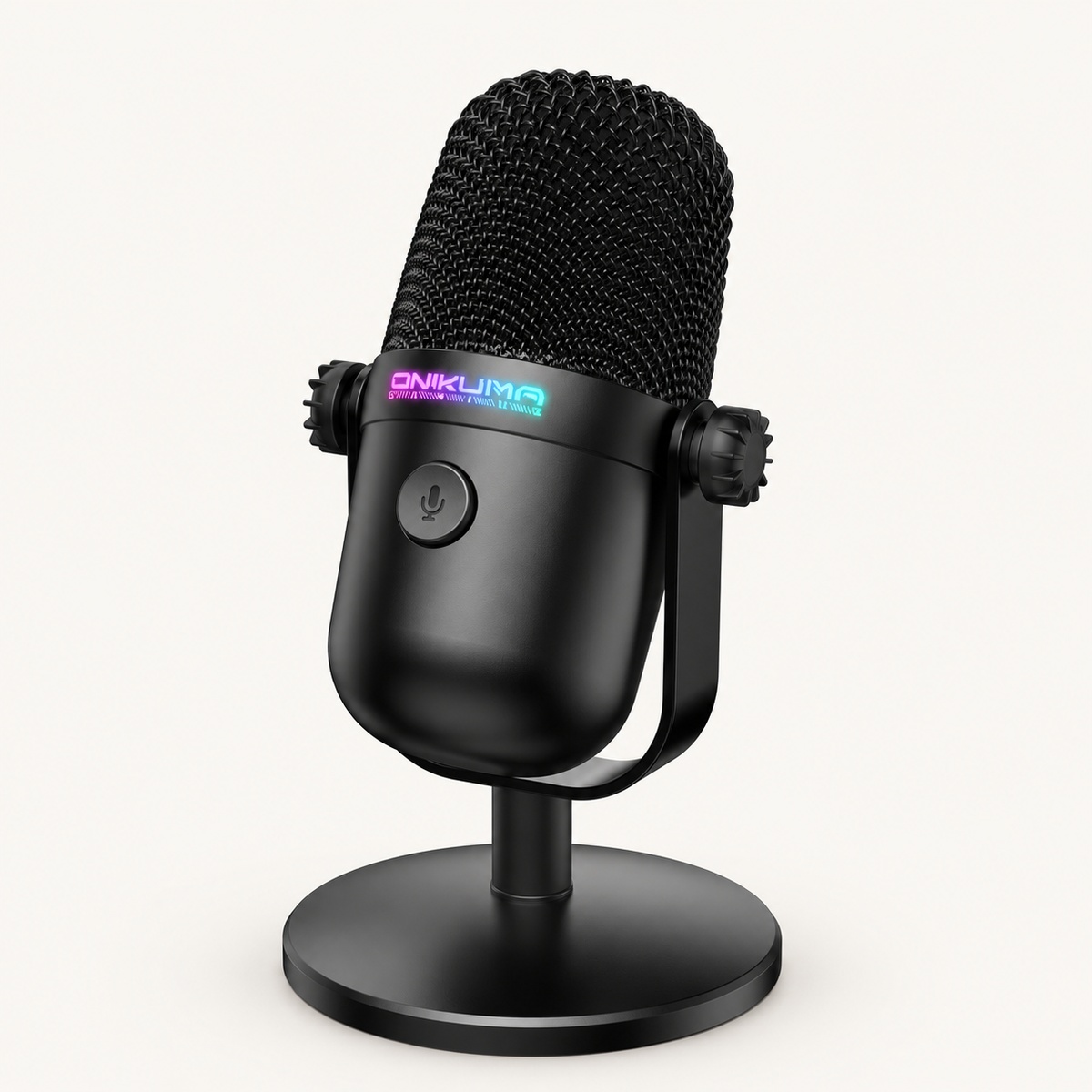 Micrófono Gamer Onikuma M830 USB con Luz RGB y Silencio de un Toque