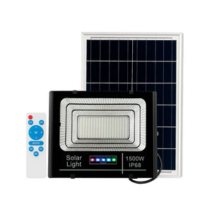 Foco solar con panel de exterior