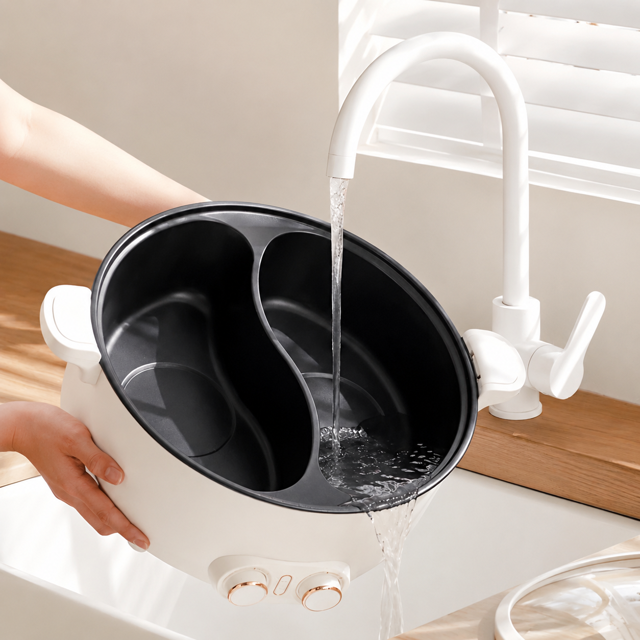 Electric Pot multifuncional de 6 litros