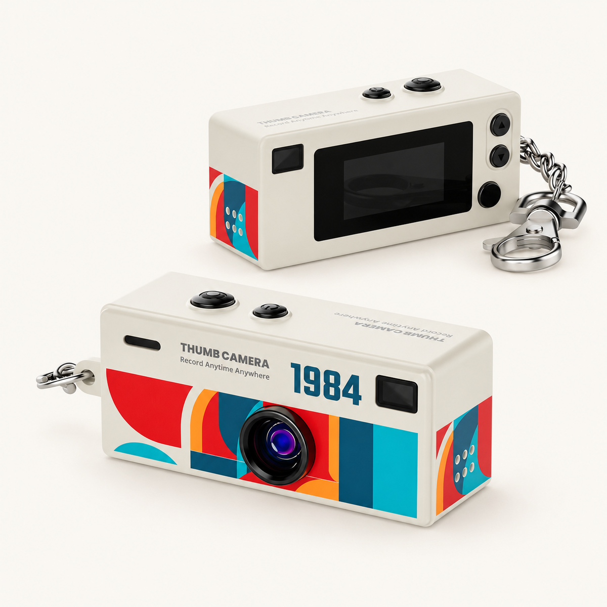 Mini Cámara Llavero Retro 1080p con microSD 32 GB