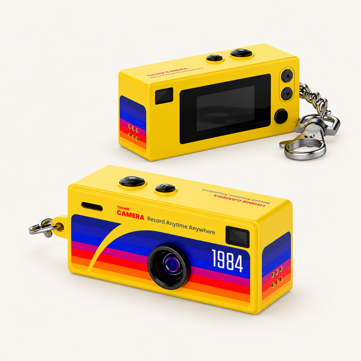 Mini Cámara Llavero Retro 1080p con microSD 32 GB
