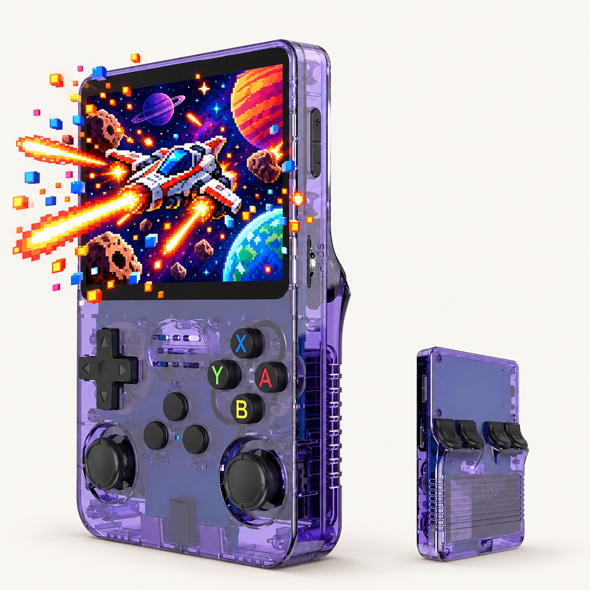 Consola Retro Portátil R36S 64 GB con Pantalla IPS de 3,5"