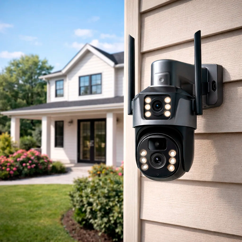 Cámara Solar Binocular exterior 4G