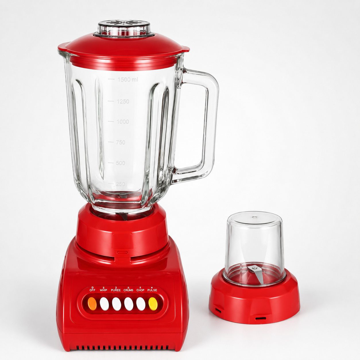Licuadora Juguera 4 Velocidades con Jarra de Vidrio 1.5L y Motor 400W