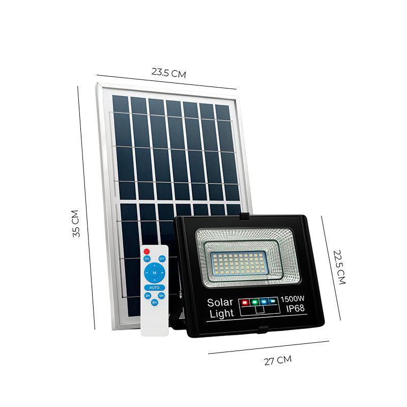 Foco Led Solar de exterior 1500w